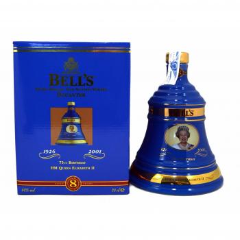 Botella Elegante Bell's 75° Cumpleaños Realeza 70 cl