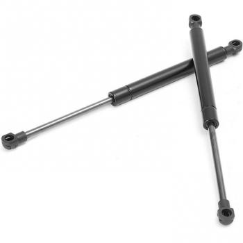 Soporte de Capó de Metal 2 Piezas Negro