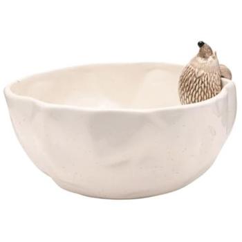Country Living Autumn Harvest Hedgehog White Dinnerware Bowl
