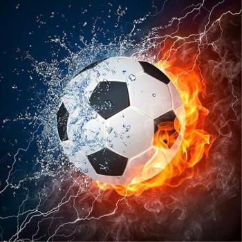 Voller Diamant Mosaik Fußball 5D DIY Kreuzstich