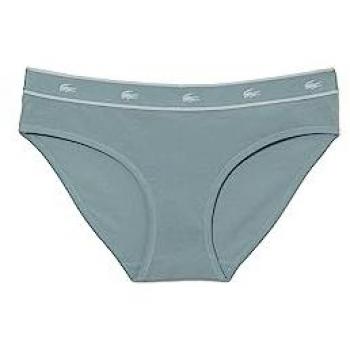 Slip Lacoste blu a righe con logo