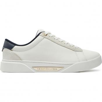 Tommy Hilfiger Women's Ecru Chic Court Sneakers