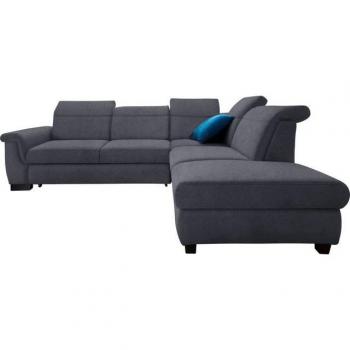 Sully L‑Form Ecksofa – Luxus-Microfaser, 273 × 84 × 228 cm