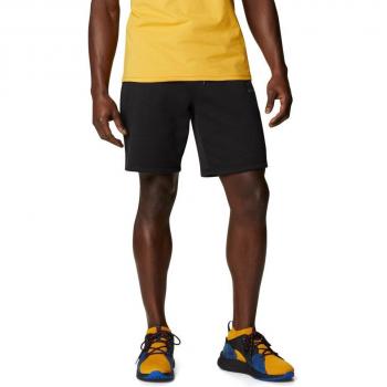 Columbia Shorts de Hombre con Logotipo en Fleece Negro
