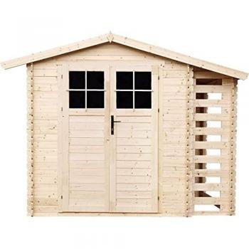Abri Extérieur Timbersafe M386F – Toit Impermeable, Sol Traitement, Porte Sécurisée