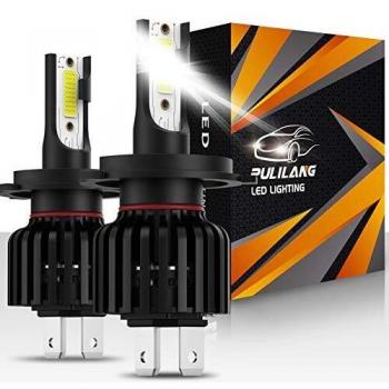 Paire d'ampoules frontales LED H4 60W, 6500K, étanche