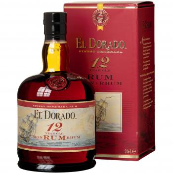12‑Year‑Old El Dorado Golden Rum, 70 cl