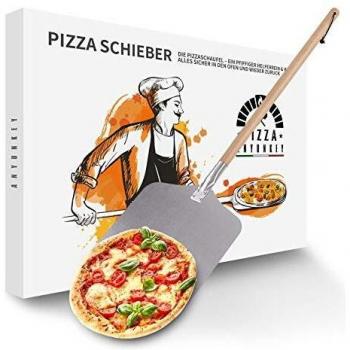 Pizzaschaufel XXL aus rostfreiem Aluminium – 30,5 cm Breite, 30,5 cm Länge