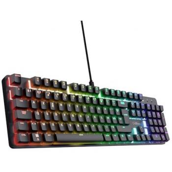 Clavier Azerty Trust GXT 871 Zora avec Éclairage RGB