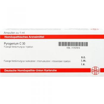 Pyrogenium C30 DHU Ampullen, 8 Stück