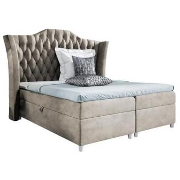 Boxspringbett Colombo mit Holzfüßen