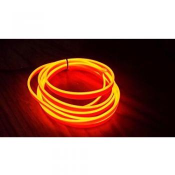 Stringa El Striscia Neon LED 5 Metri Flessibile Tagliabile Luce Decorativa Atmosfera per Interno Auto