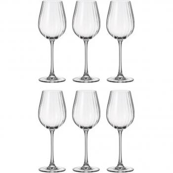 Copa de Vino Crystallina Bohemia Optic 40 cl – Luz Natural