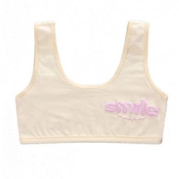 Chaleco bra de algodón para chica en desarrollo