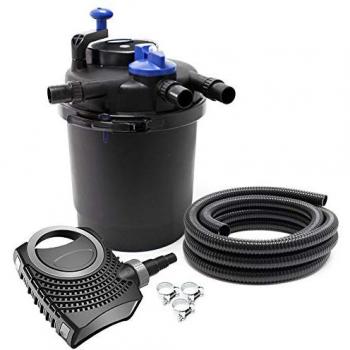 Set Completo Laghetto SunSun CPF‑2500 (fino a 6000 L) + UVC 11 W + Pompa NEO3800