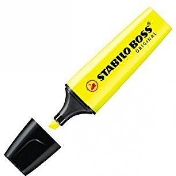 Surligneur STABILO BOSS Original, Couleur Orange, Pointe Biseautée 2-5mm