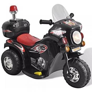 Bambino Moto a Batteria Nera VidaXL – Giocattolo da Strada