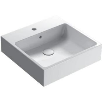 Lavabo in Ceramica Globo 50x50 cm Bianco