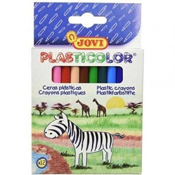 Ceras Plasticolor 12 Colores Jovi