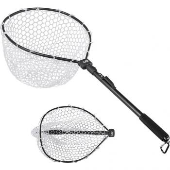 Leo Soft Rubber Mesh Fly Fishing Landing Net