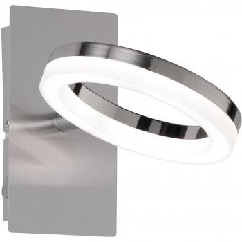 Spot LED Metallnickel WOFI 4295.01.64.6000 – 4,5 W, 16 × 7,5 × 16,7 cm
