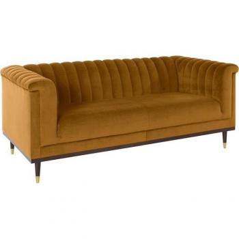 Eleganter 2-Sitzer Chamby in Samtoptik