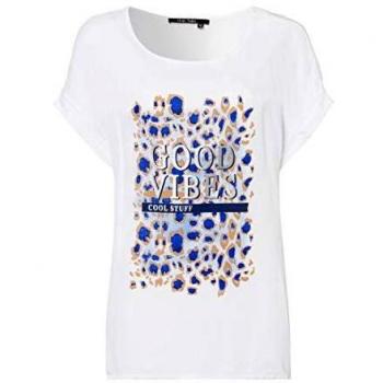 Marc Aurel Damen T-Shirt Größe 42 EU Weiß