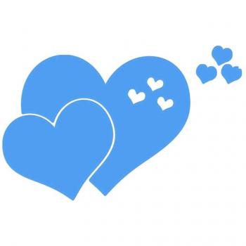 Heart-Shaped 3D Mirror Wall Stickers
