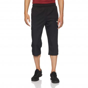 Black PUMA Herren 3/4 Gewebte Aktivhose Größe L
