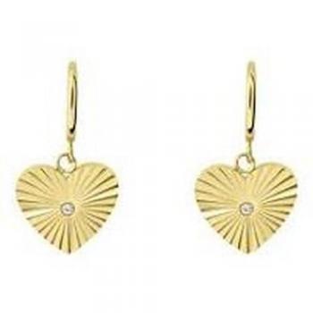 Luce Gemella – Orecchini Cerchio Lady Codice Oro e Cristallo
