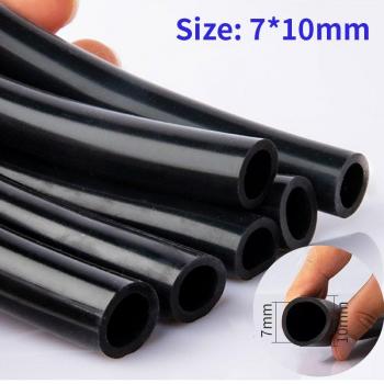 Tube en silicone noir pour pièces automobiles 3mm ~ 10mm