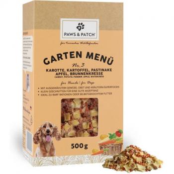 Gesundes Garten Menü für Hunde