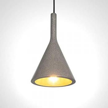 Paco Home Suspension E27 Luminaire Salon Salle à Manger Cuisine Hauteur Ajustable Béton Grès Noir