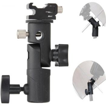 E-Type Flitsbeugel met 1/4 tot 3/8 Schroefadapter
