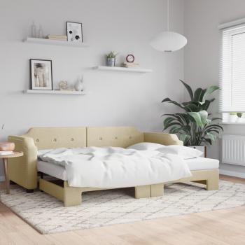 Sofá-Cama Nido Crema 100x200 – Modelo VidaXL