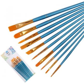 10PCS Miniature Painting Brush Set