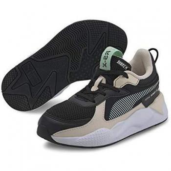 Schwarzer PUMA RS-X Joy Kinderschuh – Rosenwasser‑UK-Farbgebung