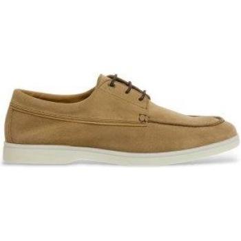 Martin Boat de Hackett London – Chaussure en cuir brun, style casual – 45
