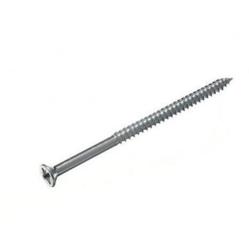 POZI TWINTHREAD Wood Screws COUNTERSUNK ZP No. 12 X 4 INCH (2400 pcs)