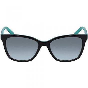 Calvin Klein Ck19503s Sonnenbrille für Damen, Schwarz/Türkis, Standard