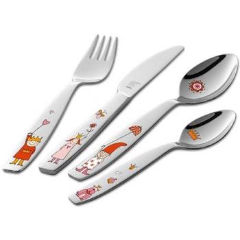 Couverts pour enfants ZWILLING Prinzessin Emilie, 4 pièces, en argent