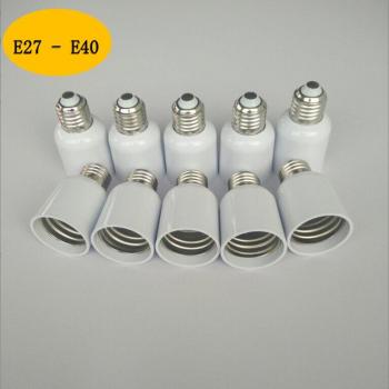 Portalámparas E27 a E40