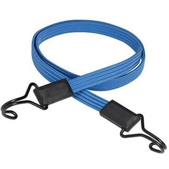 Masterlock Double Hook Flat Bungee Cord, 1200mm, Blue, Pack of 1