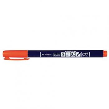 Feutre brush Fudenosuke Tombow WS-BH94 Néon Rouge Pointe Dure