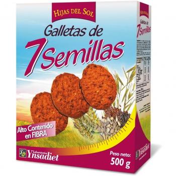 Hijas del Sol Galletas 7 Semillas 500g