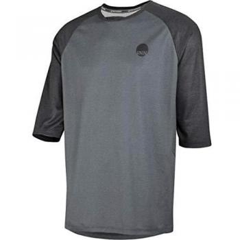 Ropa de Entrenamiento Maillot Carve Negros y Grafitos, Manga 3/4