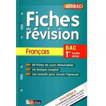 DEFIBAC FICHES FRANCAIS 1RES