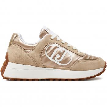 Liujo Baskets en Daim et Nylon Beige Taille 39 Femme