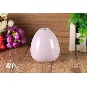1pcs Handmade Birds Eggs Shape Ceramic Bottles Reed Diffuser Bottles & Jars White