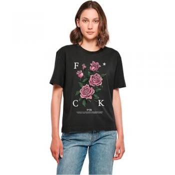 T-shirt femme Roses et F*cking